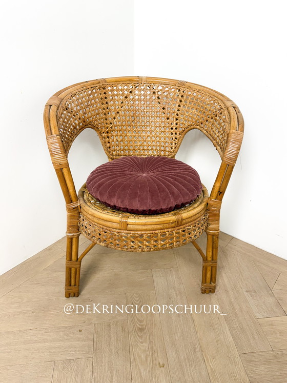Image 1 of Vintage rotan rieten stoel 