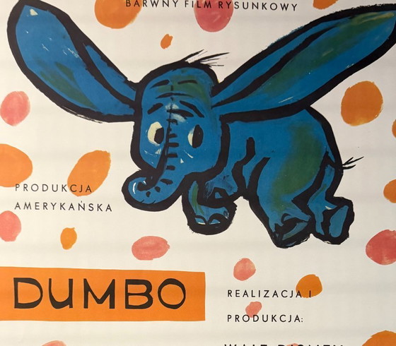 Image 1 of A. Huskowska, Dumbo 1961, Ristampa ufficiale in edizione limitata