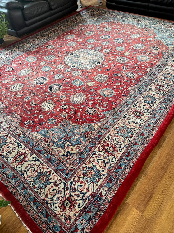 Sarouk Mahal. Grand tapis persan 100% laine, 373x282 cm. – Wool, Cotton (photo 10 of 17)