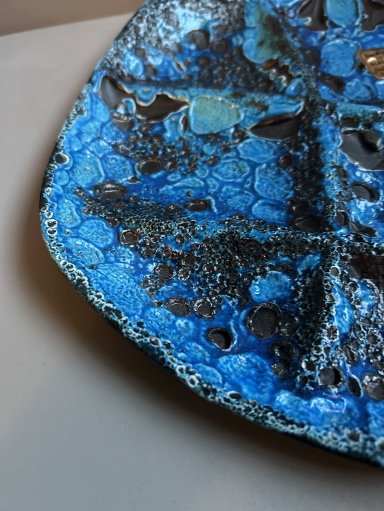 Image 1 of Assiette apéritive Émaux des Glaciers 