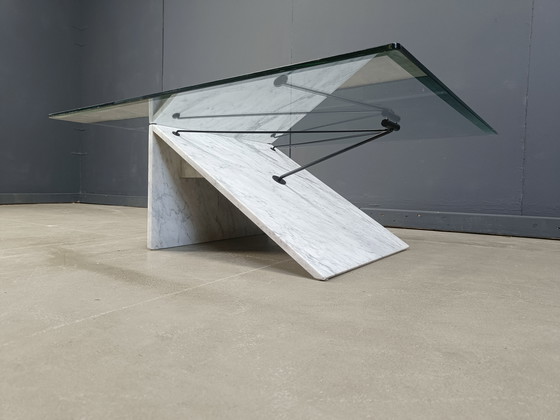 Image 1 of Postmodern Italian Marble Coffee Table, 1980s
