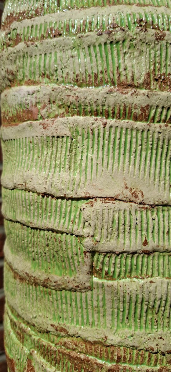 Image 1 of Große, skulpturale Vase aus Kunstkeramik – Unikat