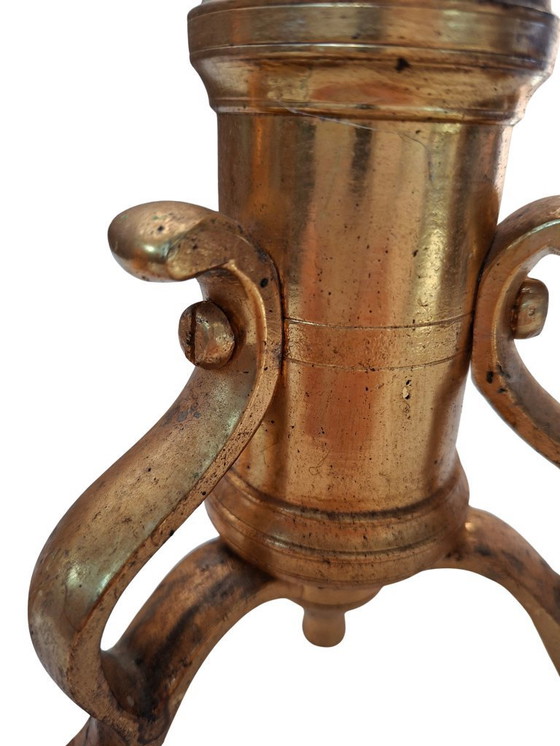 Image 1 of Prestigioso par de candelabros barrocos para altar