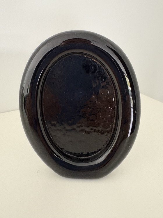Image 1 of Fotolijstje van Zwart Glas, Scandinavian Design