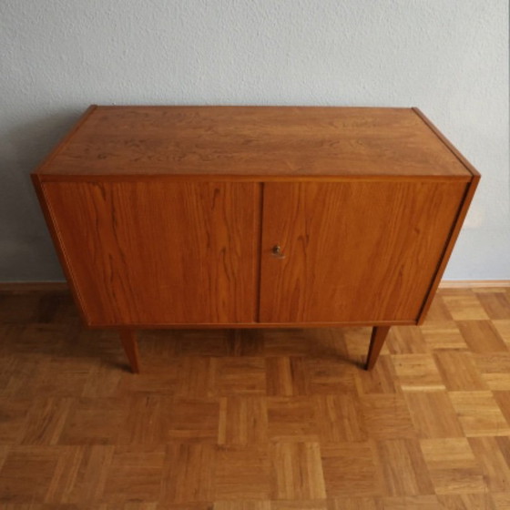 Image 1 of ❤️Hellerau Cultureel Meubel Commode Franz Ehrlich DDR Midcentury Bauhaus GERESTAUREERD