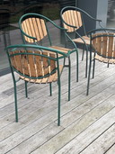 4x Lothar tuinstoelen, 50s