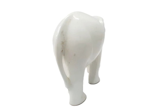 Image 1 of Statuetta di elefante in porcellana cinese d'epoca