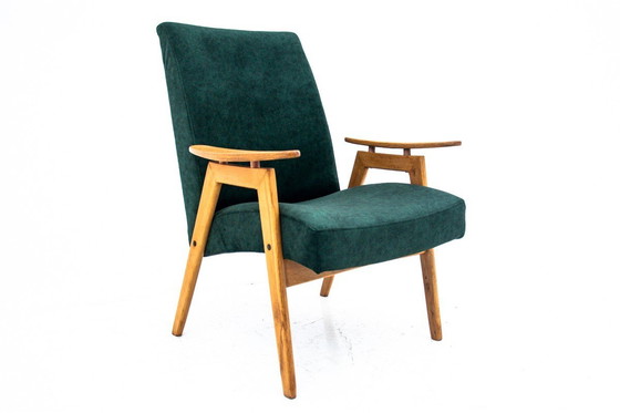 Image 1 of Deux fauteuils verts vintage par Jaroslav Šmídek pour Jitona, Tchécoslovaquie, années 1960