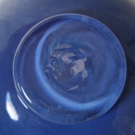 Johansfors - Blue "Lagun" Bowl - Signed – Glass (photo 6 of 7)
