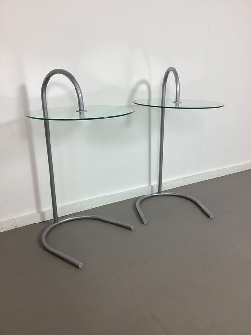 2 mesas auxiliares Ilea Ry vintage de los noventa