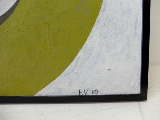 Image 1 of Pauli Vuorisalo (1944-2017) , Technique Mixte Sur Toile De 1970