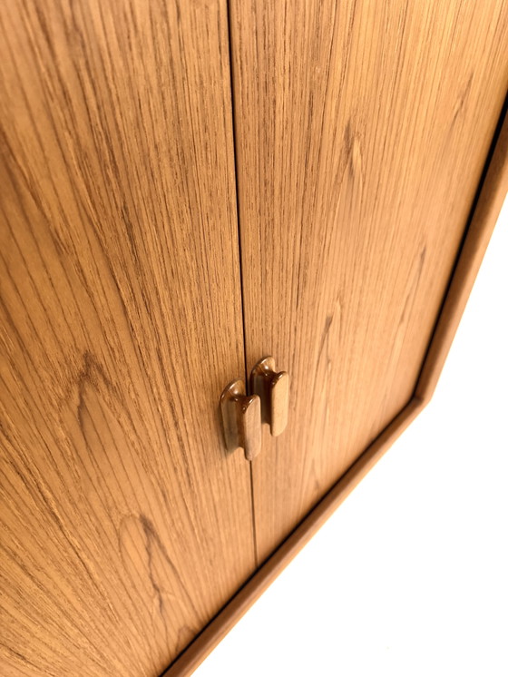 Image 1 of Vintage teak highboard, Silkenborg Møbelfabrik '80