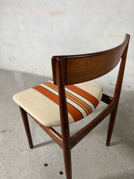 Image 1 of 6 Esszimmerstühle aus Palisanderholz – Rosengren Hansen, Dänemark