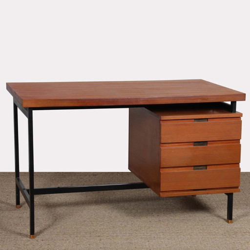 Bureau vintage en teck par Pierre Guariche des années 1960