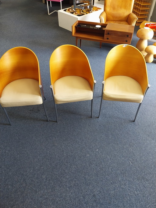 3 x Aleph king costes chair by Philip Starck for Driade 1990s