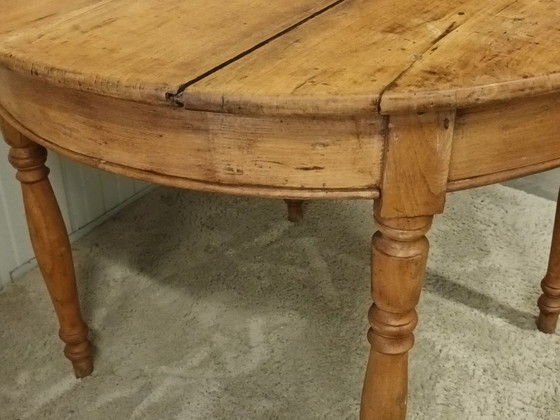 Tavolo in legno francese antico, Tavoli da pranzo, Marrone (foto 8 di 10)