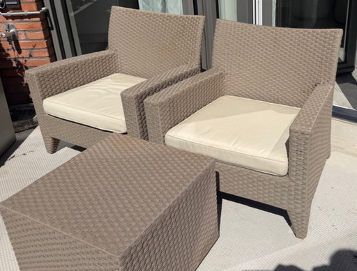 Lounge-Sessel und Hocker Royal Botanica