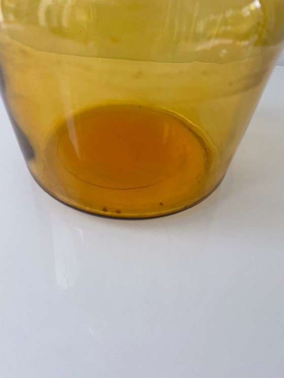 Image 1 of Carafe vintage en verre ambré de Bormioli Rocco – Italie