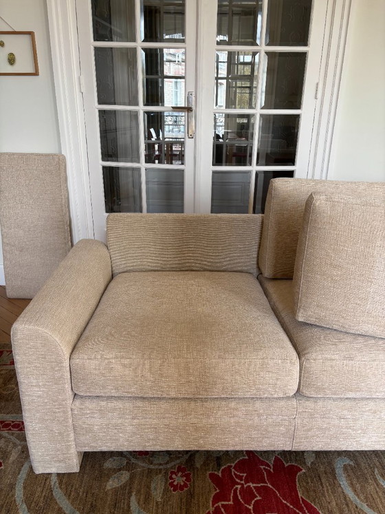 Image 1 of Set of 3 designer sofas - Italian made - Pierre Frey fabric - new