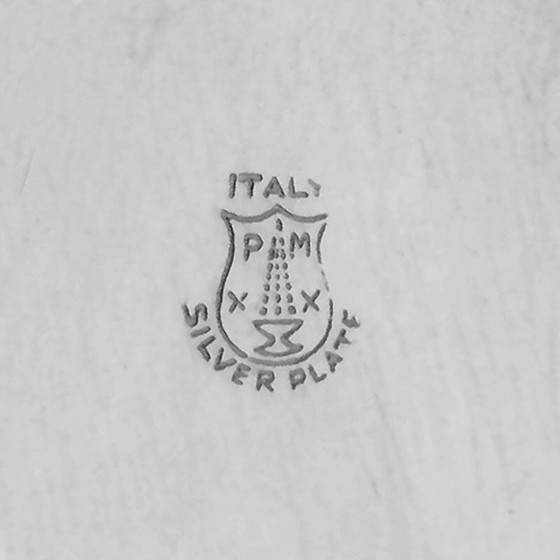 Image 1 of 1960 Splendido shaker da cocktail in argento placcato di P.M. Made in Italy