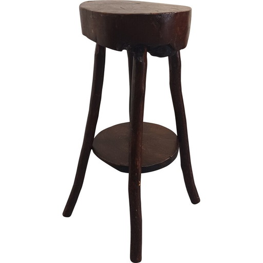 Vintage Brutalist Art Brutalistischer Barhocker, 1950