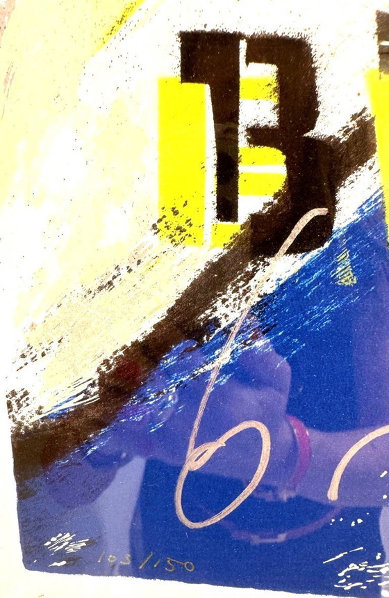 Image 1 of Serigrafia Herman Brood - Benny - compresa la cornice