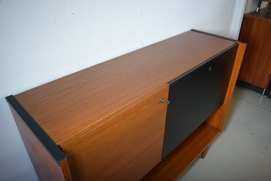Image 1 of Mid-century teak dressoir, commode, vintage kast