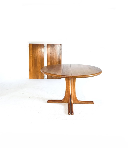 Vintage Extendable Danish Dining Table, Juul Kristensen '60