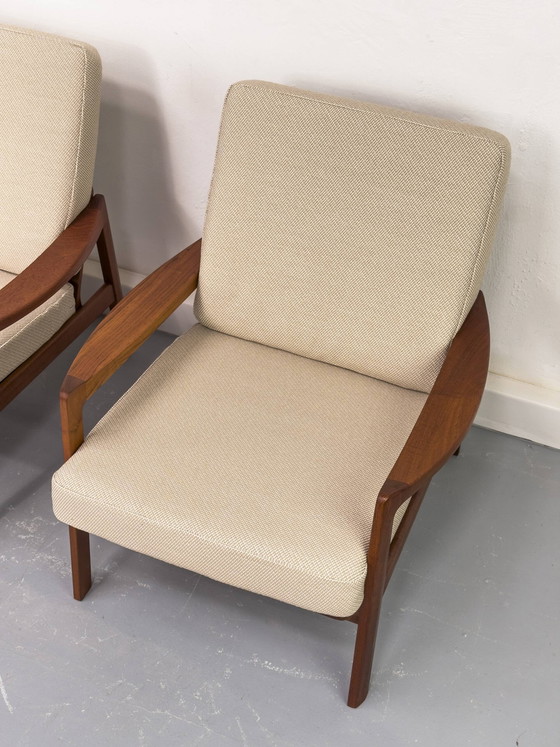 Sillones Lounge de teca de Tove & Edvard Kindt Larsen para Gustav Bahus, Juego de 2 – Mid Century Modern (photo 8 of 23)