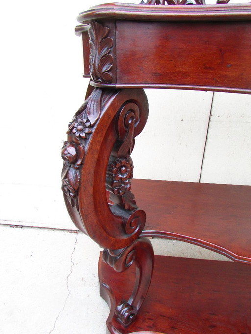 Consola de caoba de Napoleón III