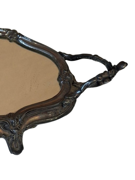 Image 1 of Antikes Tischmittelstück mit Spiegel „Surtout de Table“ im Stil Louis XV, Frankreich, Anfang des 20. Jahrhunderts