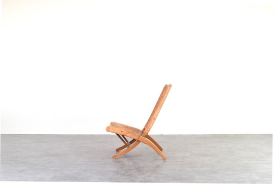 Image 1 of Sedia pieghevole di Ángel Pazmiño per Muebles de Estilo, anni '60.