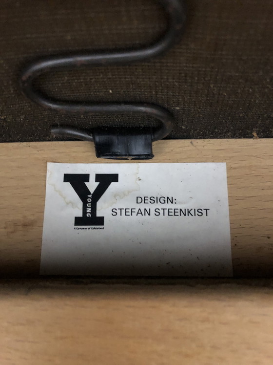 Image 1 of Designer armchair black leather by Stefan Steenkist