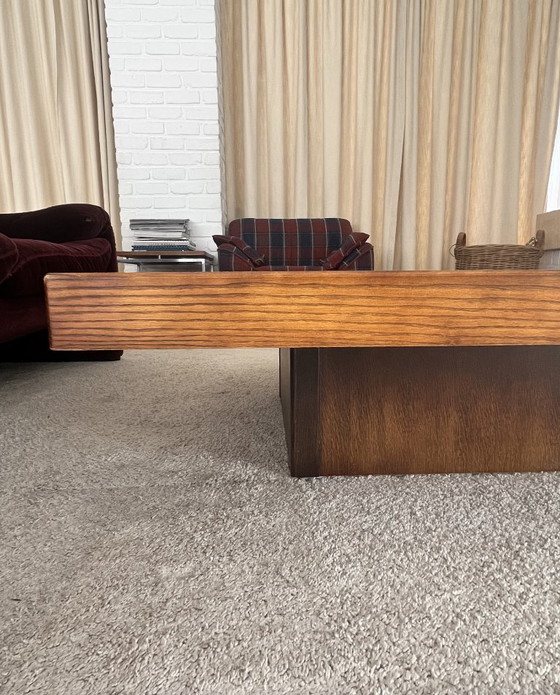 Image 1 of mosaic wood coffee table