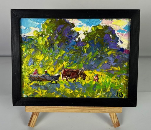 Ochtendrust in het veld