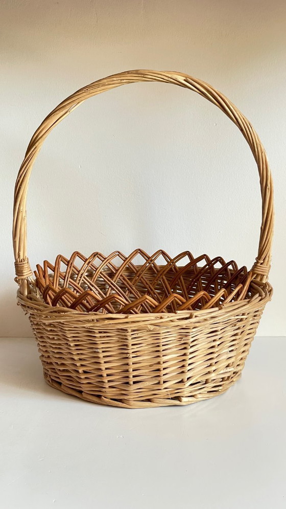 Image 1 of Vintage Rattan Baskets