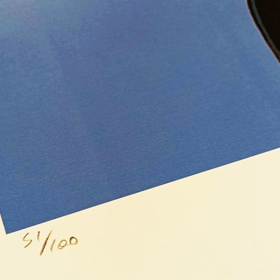 Image 1 of 1980s Andy Warhol "Mickey Mouse" - Limited edition Lithograph. Leo Castelli - New York - Numbered in Pencil.