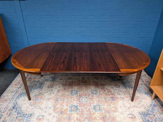 Image 1 of Tavolo da pranzo allungabile vintage, palissandro, anni '60