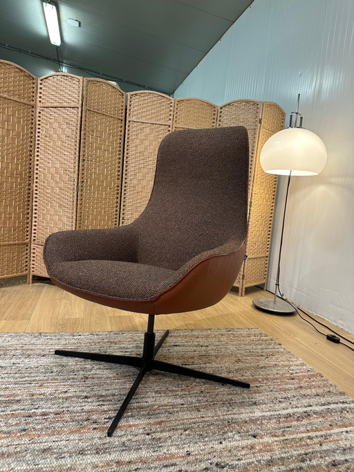 Rolf Benz Meg Draaifauteuil Leder 