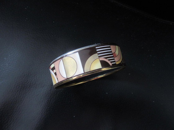 Modernist Michaela Frey Gold Plated Bracelet/Bangle, Modern Art Collection 80's – Decorative Objects, Metal (photo 8 of 8)