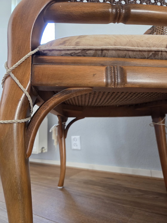 Image 1 of Vintage faux bamboo chair in Louis XV style