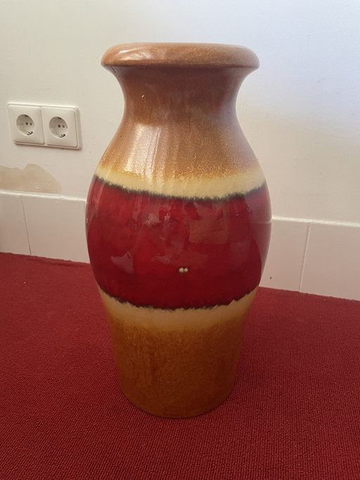 Vintage West Germany Floor Vase Scheurich 290-40 - With Original Sticker – Scheurich W-Germany, vazen, Ceramic (photo 2 of 6)