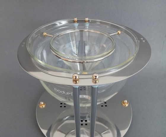 Image 1 of Carsten Jorgensen, plat de service multifonctionnel en forme de colonne, de style postmoderne, pour caviar, Bodum, vers 1990