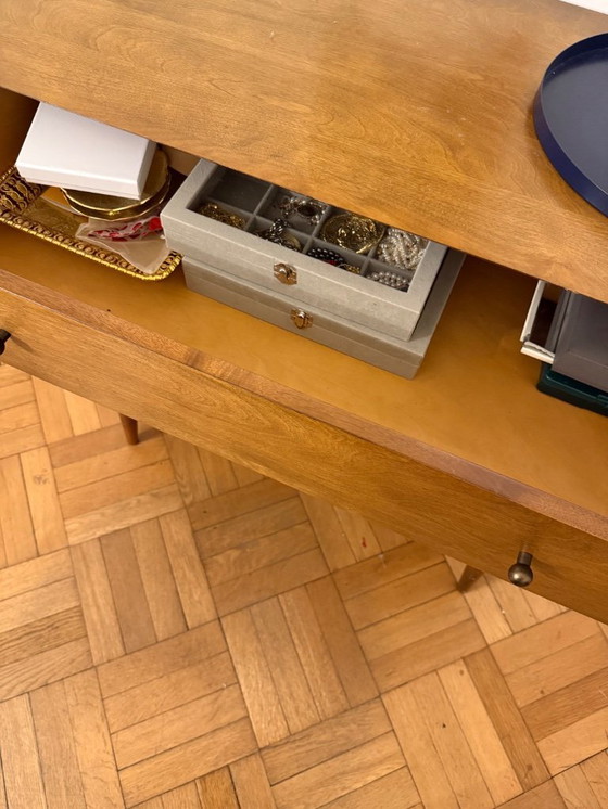 Image 1 of Cassettiera in legno massello di metà secolo con 3 cassetti - Condizioni eccellenti