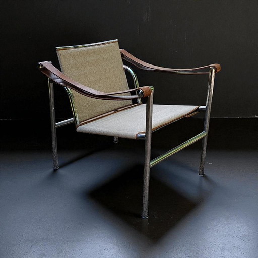 Charlotte Perriand Pierre Jeanneret Le Corbusier chaise longue LC1 Cassina Leinwand