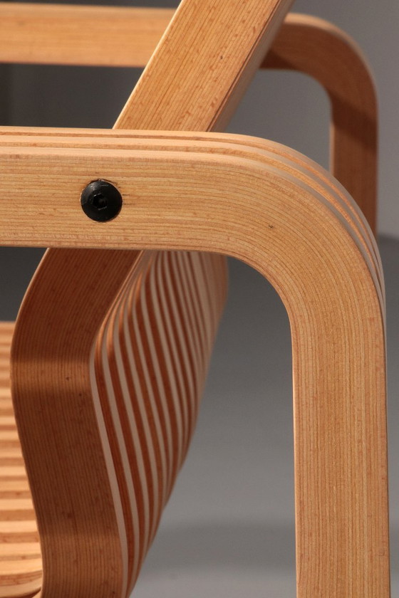 Image 1 of Banco "Scheletro" de Kari Asikainen, P. O. Korhonen Oy, Finlandia, años 80