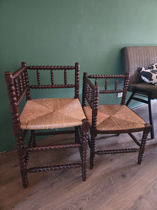 Set vintage Eckstühle