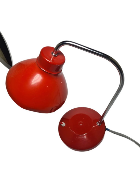 Mid-Century Modern Desk Lamp from Lidokov, Former Czechoslovakia, 1970s – Metal, Chrome (photo 4 of 5)