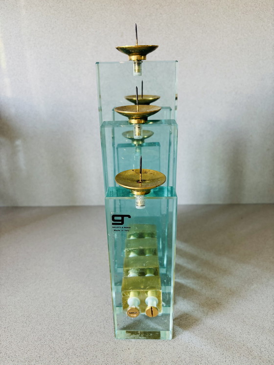 Image 1 of Ontwerp kandelaar Galotti & Radice kristalglas