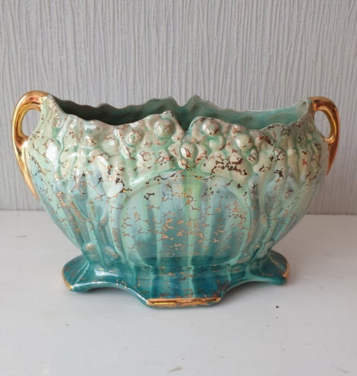 Faïenceries de Thulin Art Deco jardinière – model 2071 – catalog model – ca. 1935